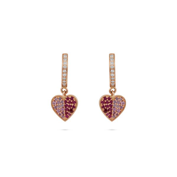 Dangling Heart Earrings