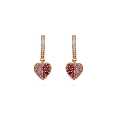 Dangling Heart Earrings