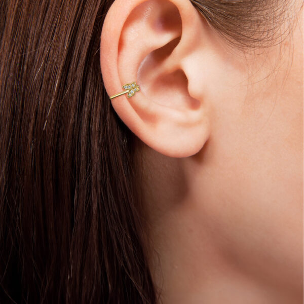 Premium butterfly cuff earrings